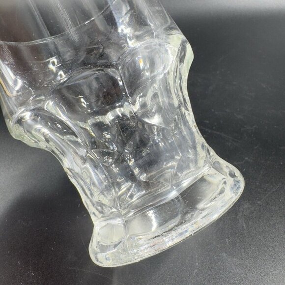 1960s Viking Glass Georgian Honeycomb Tumbler Clear Glasses Set 2 Vintage Glass - Picture 3 of 10